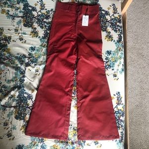 The Creatures rock&roll 70s red bell bottom jeans